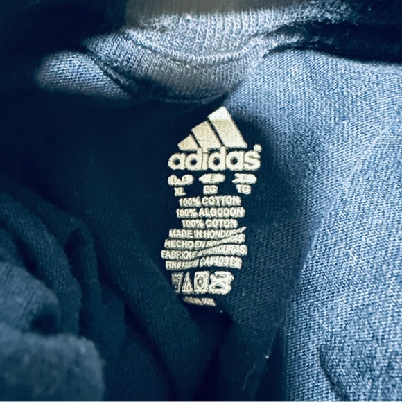 University of Michigan Wolverines Football Adidas Navy Blue T-Shirt Size XL Tee - Picture 5 of 5